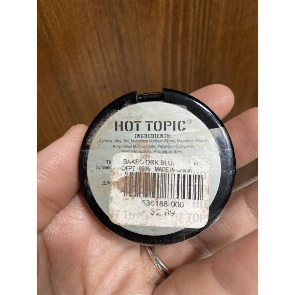 Hot Topic Baked Eye Shadow Shade Dark Blue Sealed New RARE